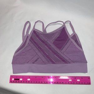 Peloton Purple String Bra